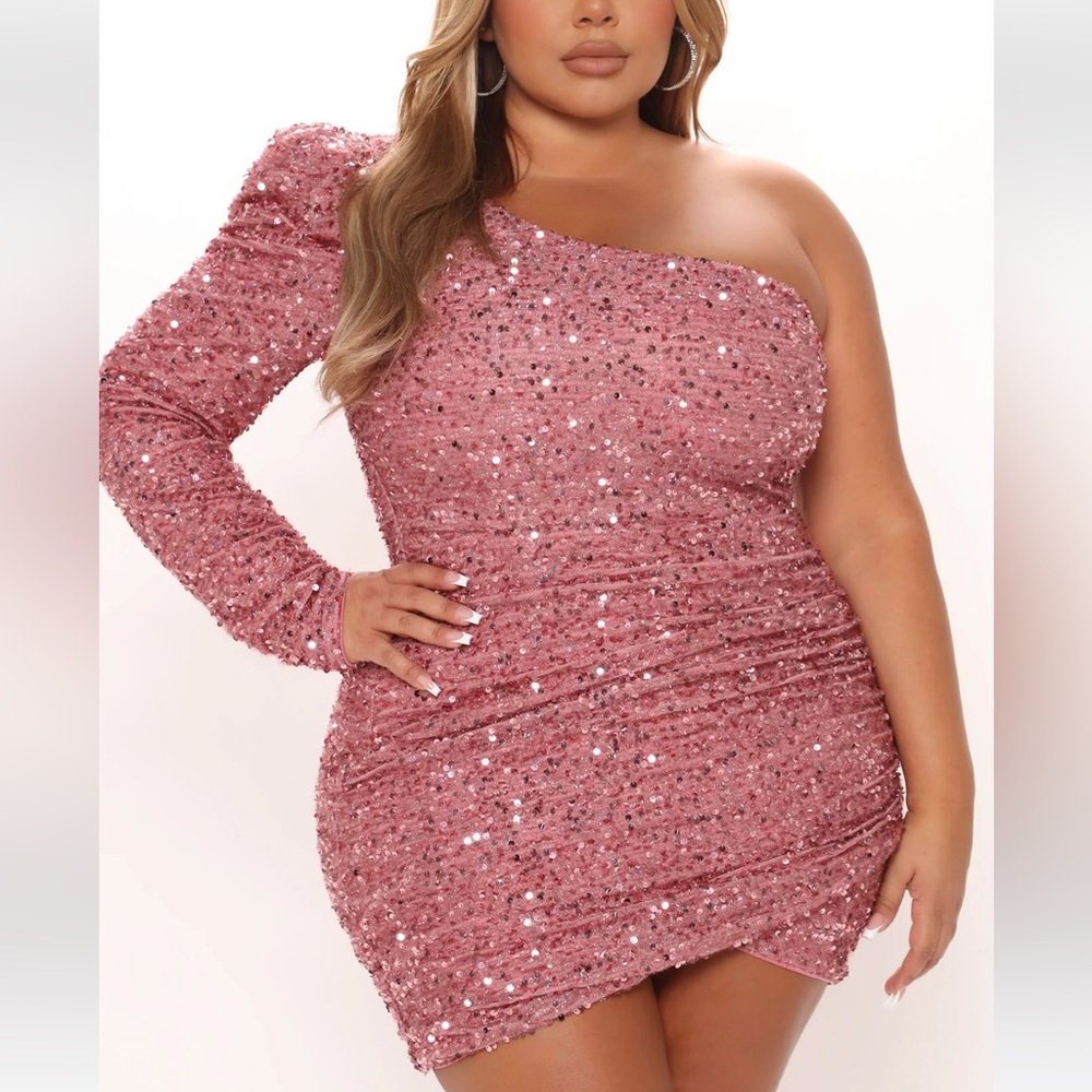 Sequin mini dress